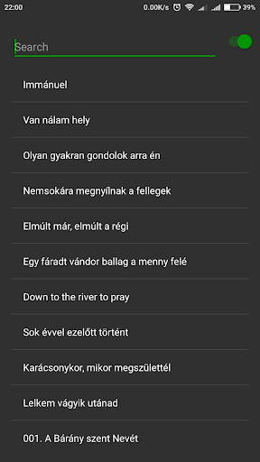 Android application Songbook - Christian songs screenshort