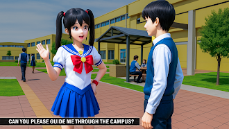Game screenshot Anime Game High School Love 3D apk download