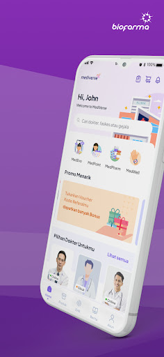 Android application Mediverse Healthcare Superapps screenshort