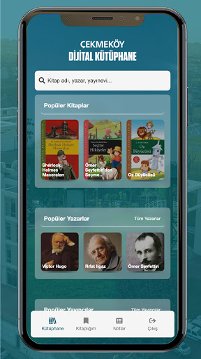 Android application Çekmeköy Dijital Kütüphane screenshort