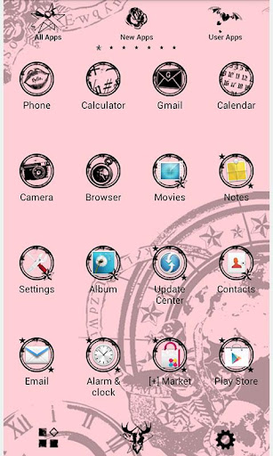 Cool Wallpaper Clockwork Pink Screen 2