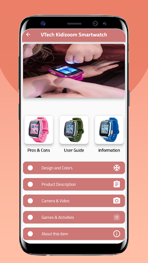 Android application VTech Kidizoom Guide screenshort