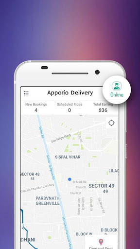 Apporio Delivery Driver Screenshot 1 - AppWisp.com