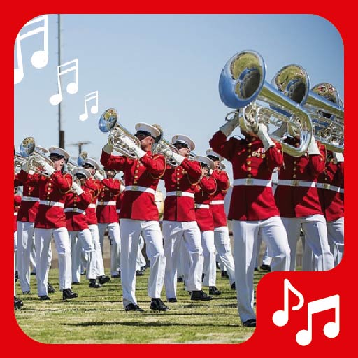 Ringtones of military marches. logo