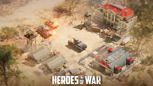 Heroes of War: WW2 army games