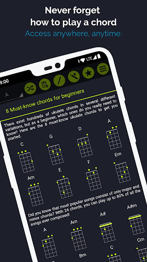 Ukulele Chords Chart Screen 2