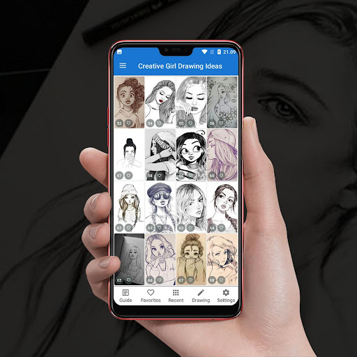 Creative Girl Drawing Ideas Screen 3