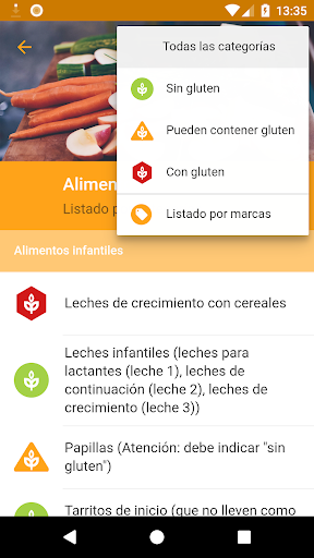 sinGLU10. Live without gluten Screen 2