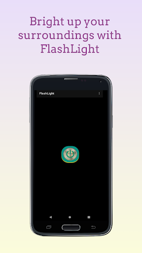 Android application Flashlight screenshort