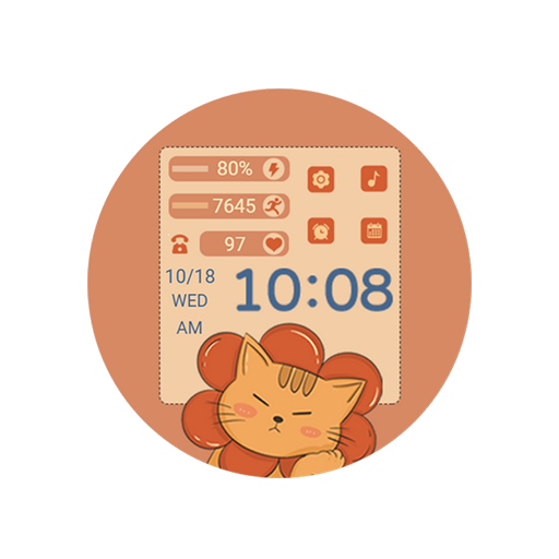 Kitten Petals For Wear OS logo