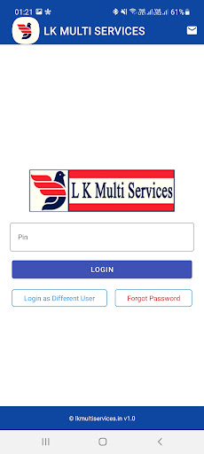 Android application LK RECHARGE screenshort