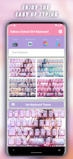 Sakura School Girl Keyboard