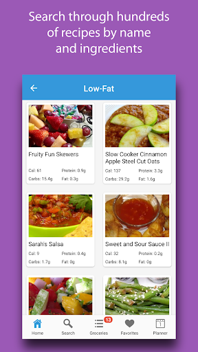 Weight-Loss Recipes - Grocery Screen 3