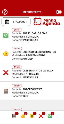 Minha Agenda Screen 2