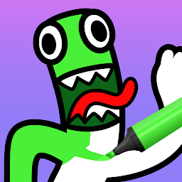 Rainbow Monster Coloring ASMR