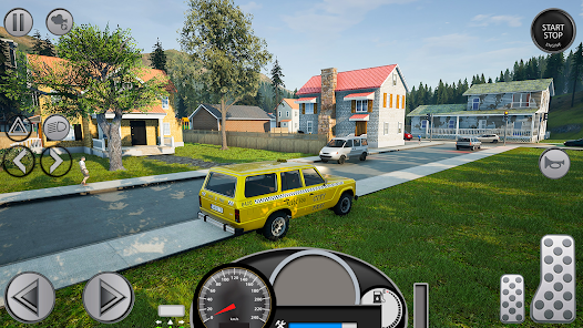 Real 3D Taxi Driving Sim Games  screenshots 1