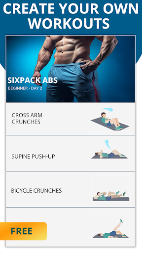 Abs Workout - Six Pack 30 Days Screenshot 3 - AppWisp.com