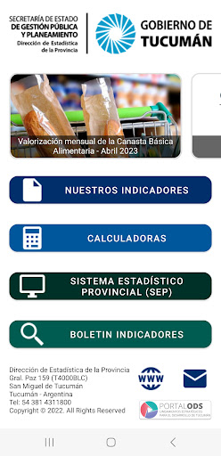Estadística Tucumán Screen 2