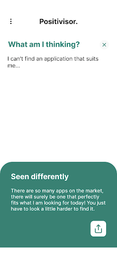 Positivisor Screen 3