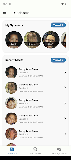 Android application Kip - Gymnastics Meet Tracker screenshort
