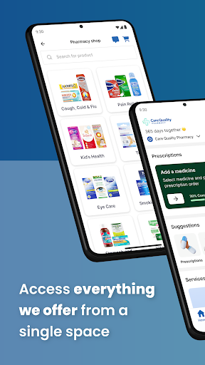 Android application Care Quality Pharmacy screenshort