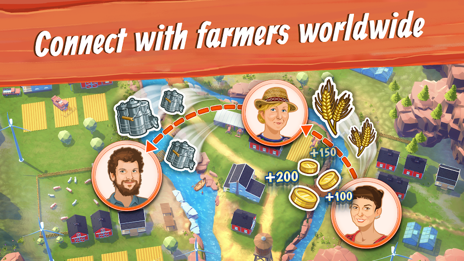 #5. Big Farm: Mobile Harvest (Android) Ved: Goodgame Studios
