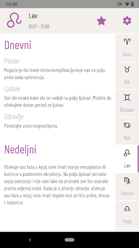 Horoskop Screen 2