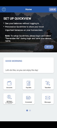 Android application DUCA Mobile Banking screenshort