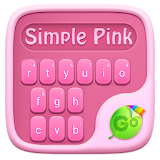 Simple Pink GO Keyboard Theme icon