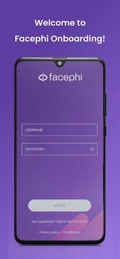 Android application Facephi Onboarding screenshort