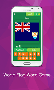 World Flags Word Quiz Game