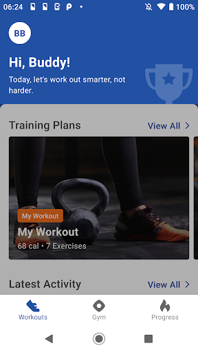 Android application S5 Training screenshort