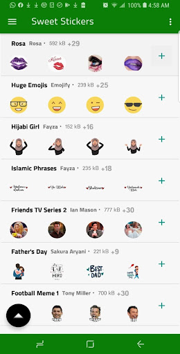 Sweet Stickers Screen 2