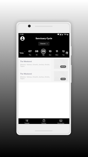 Sanctuary Cycle Screen 3