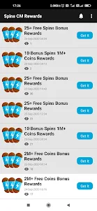 Spins CM Rewards