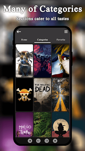 Android application 4K Wallpapers for HD mobi 2024 screenshort
