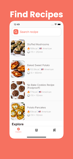 Android application Yumpie Recipes & Cooking guide screenshort