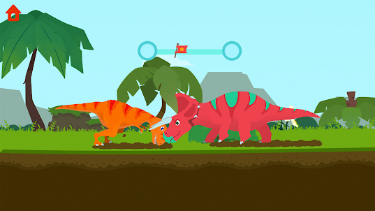 공룡의 섬: T-REX 게임 아동용 쥬라기 시뮬레이터