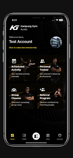 Kampung Gym Screen 3