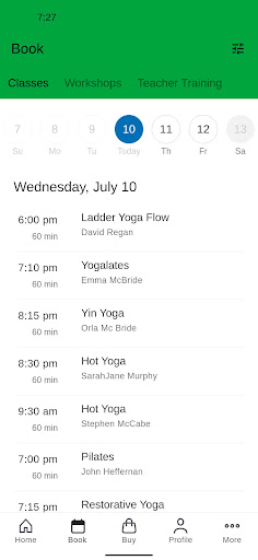 Barefoot Yoga Pilates Lucan Screen 2