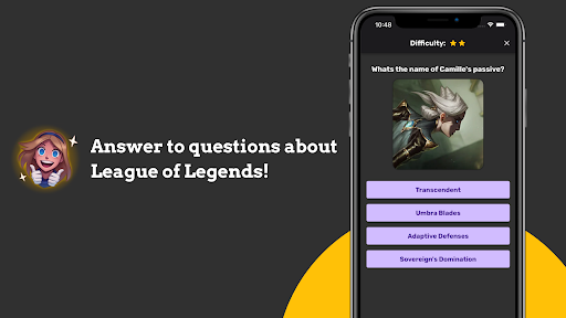 Android application League Trivia - Quiz about LoL screenshort