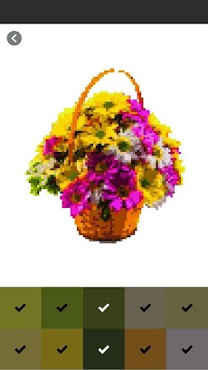 Flower Bouquet Pixel By Numberのおすすめ画像4