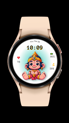 Hanuman Watch Face screenshot 6