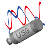 USB signal generator mobile icon