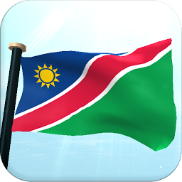 រូប​តំណាង Namibia Flag 3D Live Wallpaper