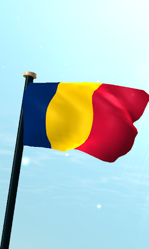 Android application Chad Flag 3D Live Wallpaper screenshort
