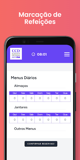 Android application CCD CBS Coimbra screenshort