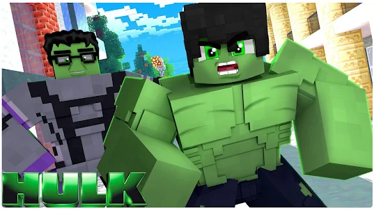 Hulk Player Skin Mod For MCPE