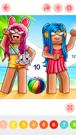 Game screenshot Blox World Coloring Book mod apk