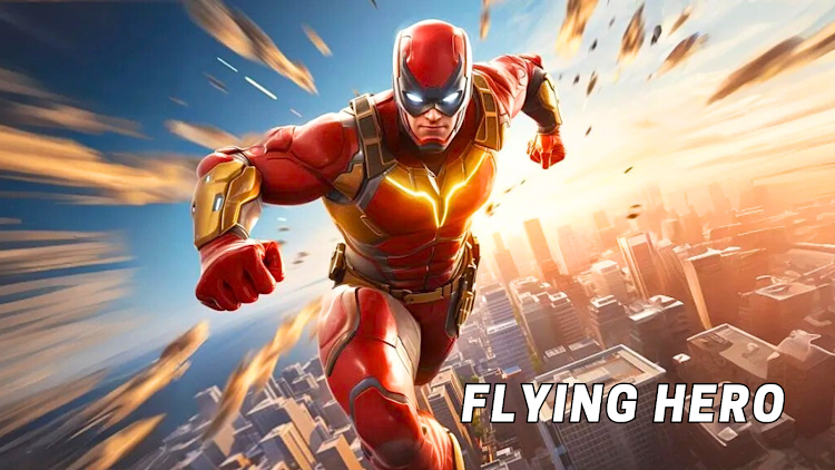 Flying hero man iron fighter - 45 - (Android)